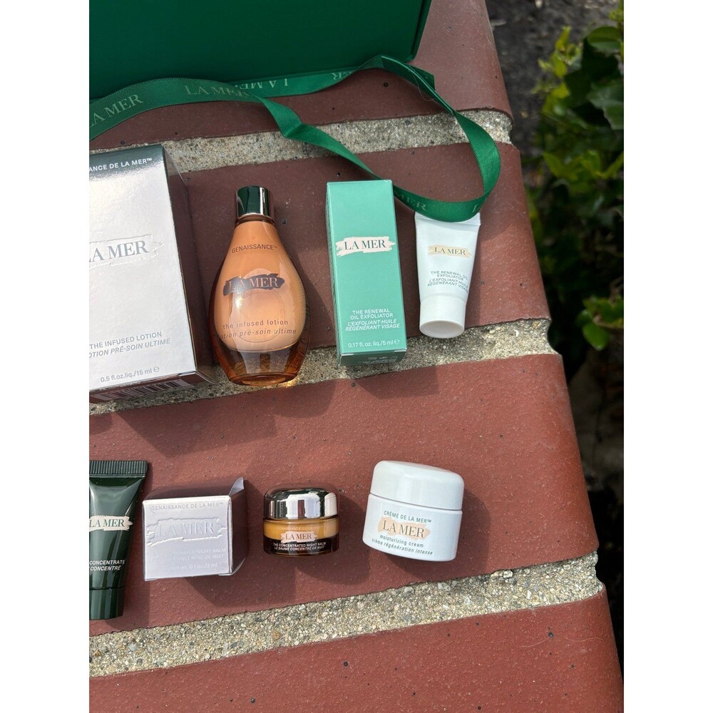 La Mer 6 Piece Skincare Luxury Kit Plus La Mer Box And Wrapping Plus Cream - Picture 4 of 12